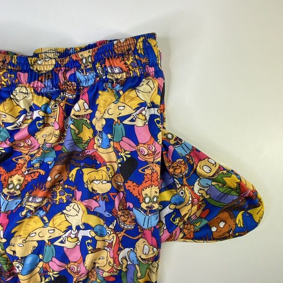 Nickelodeon Pajama Lounge Pants XL Sleepwear Pockets Rugrats Ren Stimpy Arnold - Picture 5 of 8
